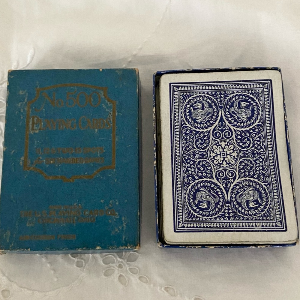 No. 500 Vintage playing cards, full deck